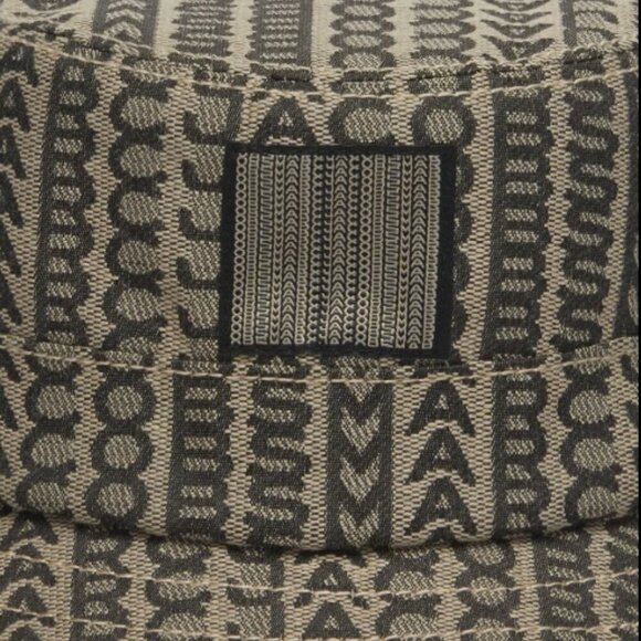 NEW! NWT! Marc Jacobs The Monogram Jacquard Bucket Hat -Beige Multi - Picture 4 of 5